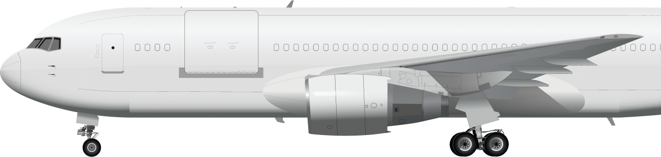 Boeing 767-200F aircraft