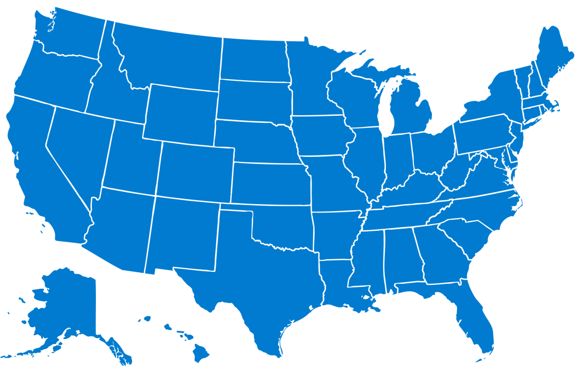 Map of the United States