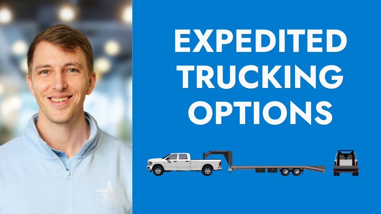  Expedited Trucking means Same Day Delivery